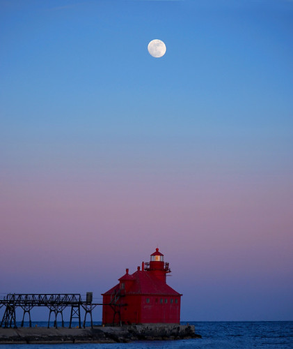 Moonrise, Sturgeon Bay, Wisconsin