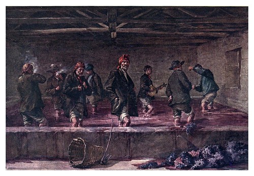 020-Pisando la uva-Portugal its land and people- Ilustraciones de S. Roope Dockery 1909