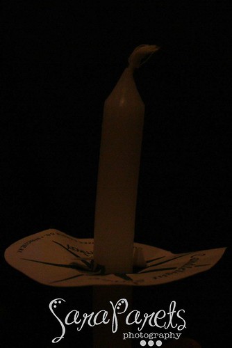 Lighting the Christmas Eve candle