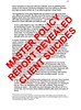 Master Policy Report Suicides revealed