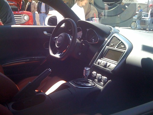 Audi R8 Interior. V10 Audi R8 interior