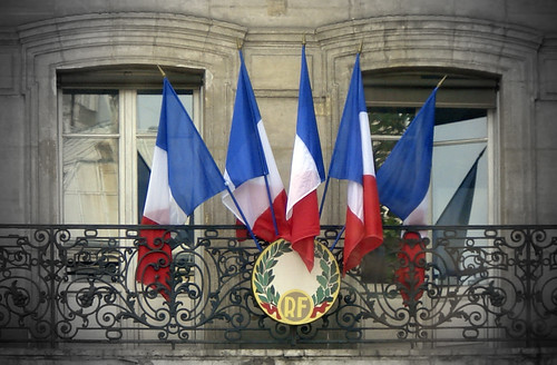 national flag of france. The national flag of France