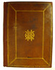 Front cover of calf binding for Alphonsus, Rex Castellae: Tabulae astronomicae