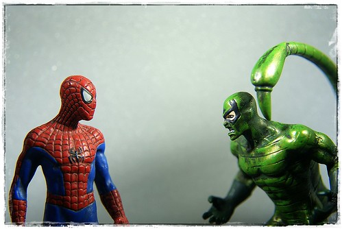 spiderman vs. scorpion