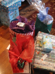 some of the wrapped gifts