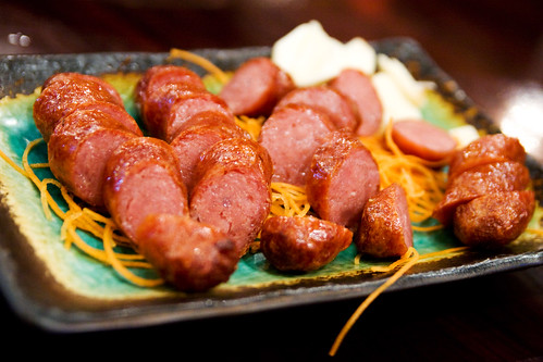 Grilled Taiwanese sausage