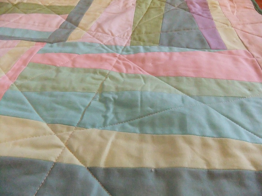 closeup of quilting