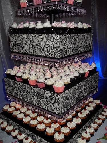 Wedding Cupcake Tower would you be brave enough to display this at your 