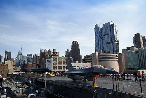 Flight Deck of the Intrepid, and NYC.
