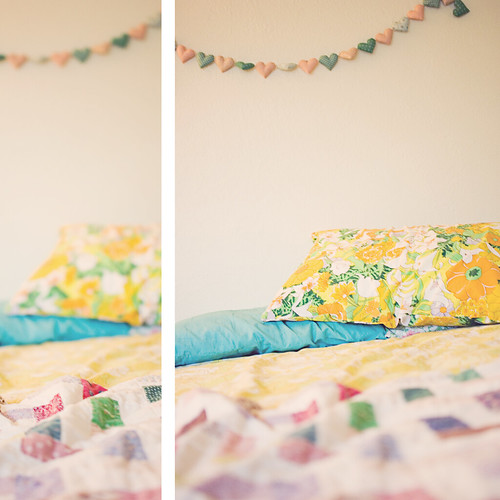 diptych: bed details