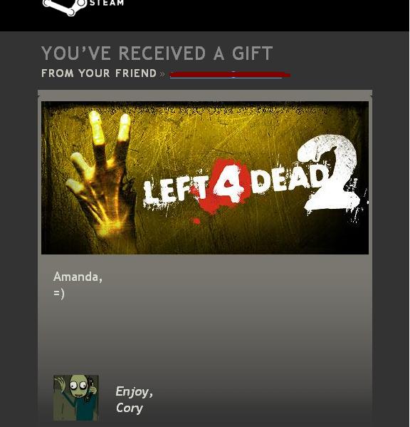 OMG!!!!!!!!! Steam gift or The Kindness of Strangers
