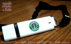 White Starbucks USB Thumb Drive