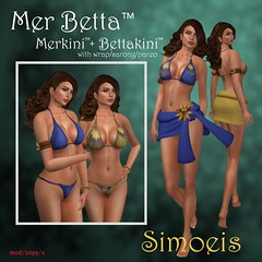 Mer Betta™ Simoeis Merkini™ + Bettakini™ pack