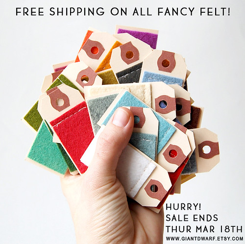 Fancy Felt Sale // Free Shipping
