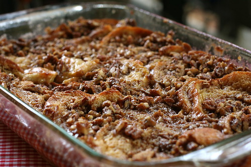 Baked French Toast with Praline Streusel