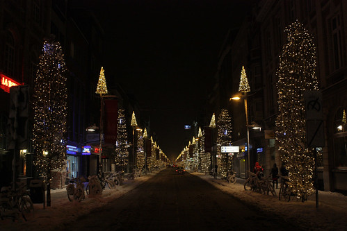Sneeuw in Leuven 2009