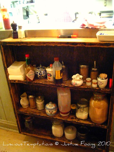 Condiments Shelf - The Garrison, Bermondsey Street