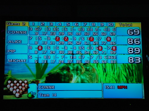 83 - Bowling score at H's party
