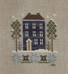 LHN Red House in Winter by Renee's Stitching