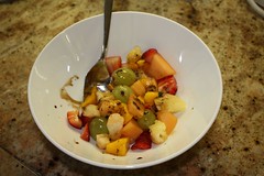 Fruit Salad with Balsamic and Mint Dressing (Photo by Frances Wright)
