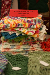 Hand-knitted dishcloths
