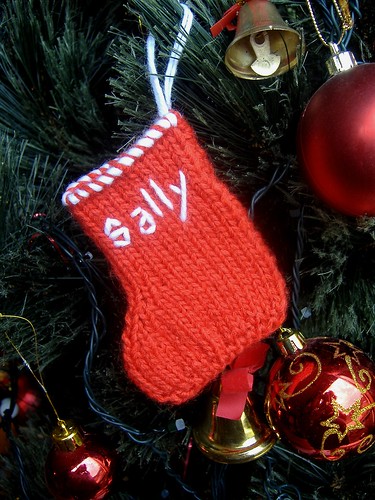 stocking - sally - on tree