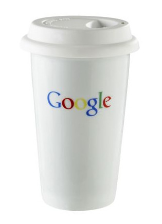 Google takeaway mug