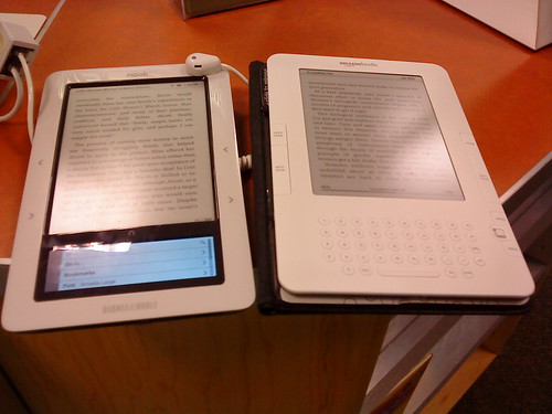 Nook and Kindle
