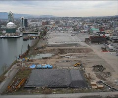 the site, pre-construction (by: city of Vancouver)