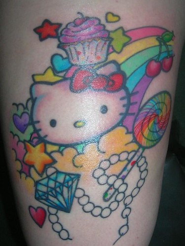 Hello Kitty Tattoo by Autumn Tierney