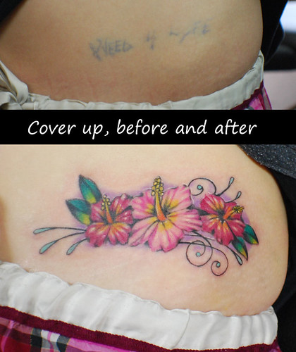 cover up tattoo · miss fortune tattoo · penguin tattoo 