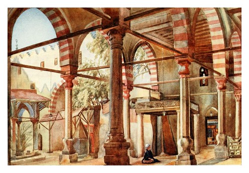 019-Interior de la mezquita de Shakhoun en el Cairo-Cairo, Jerusalem, and Damascus..1907- Margoliouth D. S.
