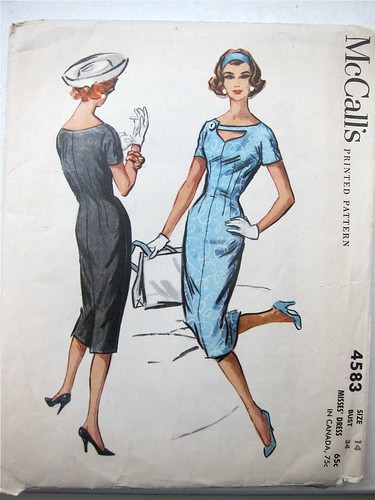 Vintage McCall's 4583 Sheath Dress
