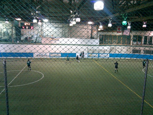Indoor soccer night