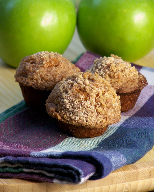 Pumpkin Apple Streusel Mini-Muffins