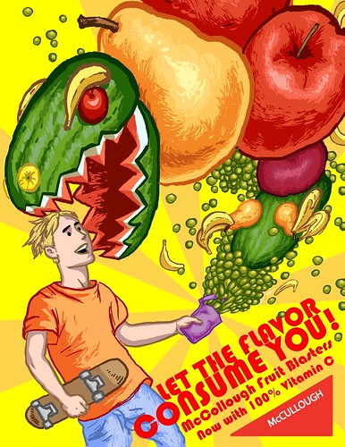fruit poster color
