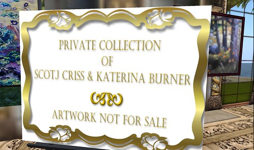 private art collection of scotj criss & katerina burner