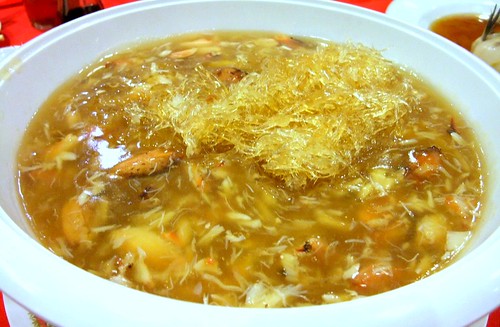 Sharks Fin and Crab Meat Soup