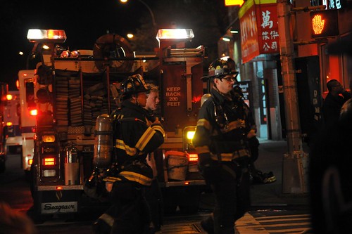 Seven Alarm Blaze at 285 Grand Street, Manhattan