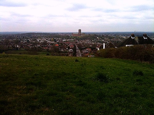 Guildford Cathedral from The Mount
