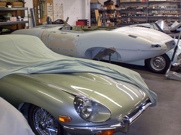 1970 and 1961 XKE Jaguars