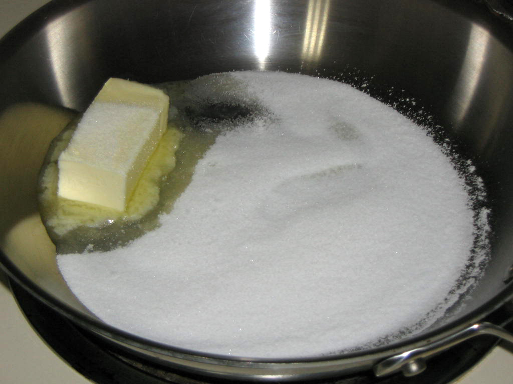 caramelizing sugar