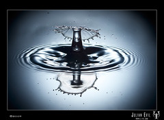 Water drop -droplet of water