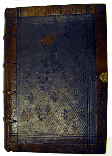 Front cover of binding, Mela, Pomponius: Cosmographia, sive De situ orbis