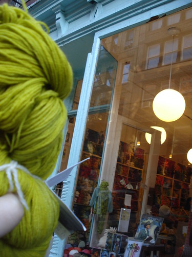 Purl Soho, and the yarn I bought there.