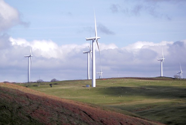 Windfarm - south Ayrshire with award winning scheme by gordontour