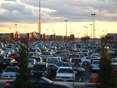 parking lot, Potomac Yards Mall (by: Mrs. Gemstone, creative commons license)