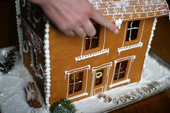 gingerbread stone house 1
