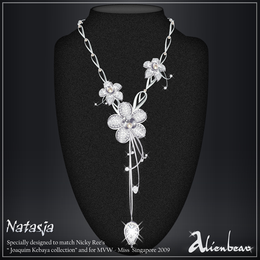 Natasja necklace white