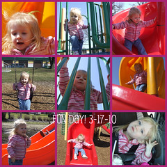 Bree on St. Pats Day collage